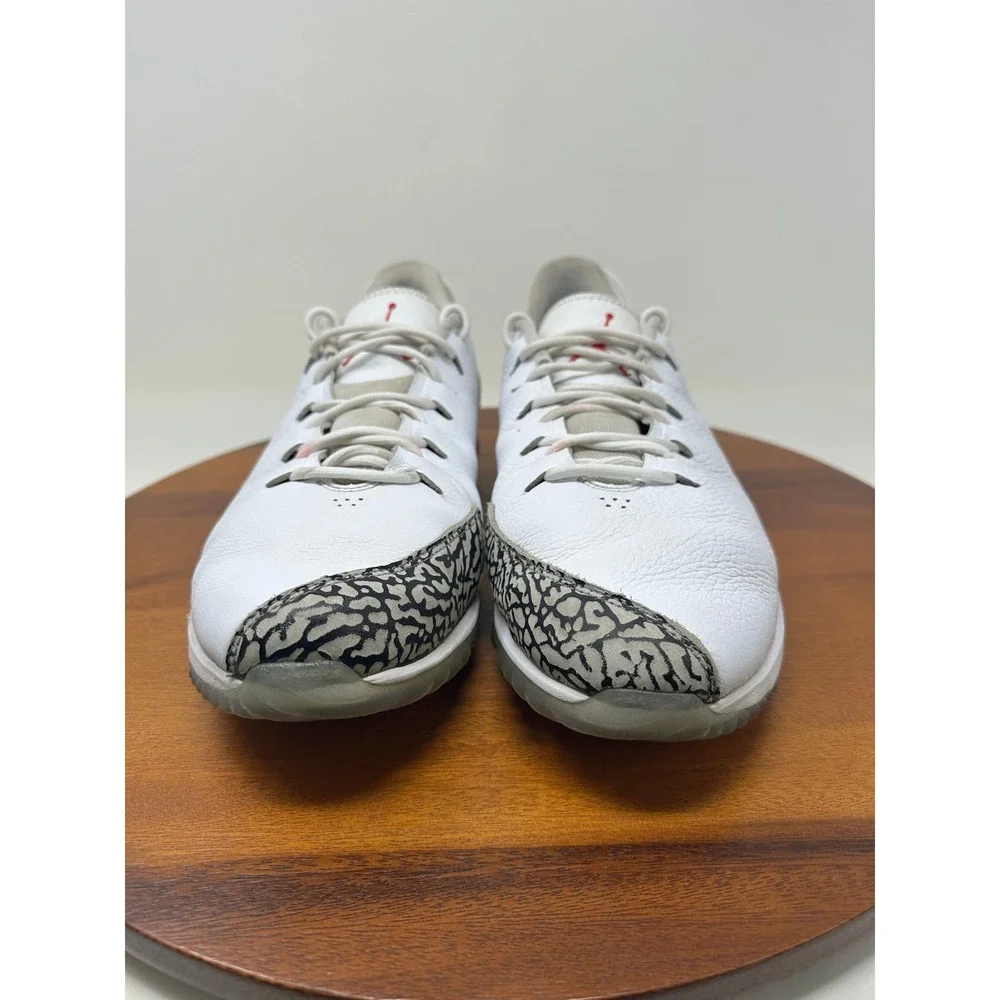 Jordan ADG Golf Shoes Size 11.5 White Cement Elephant Print AR7995-100